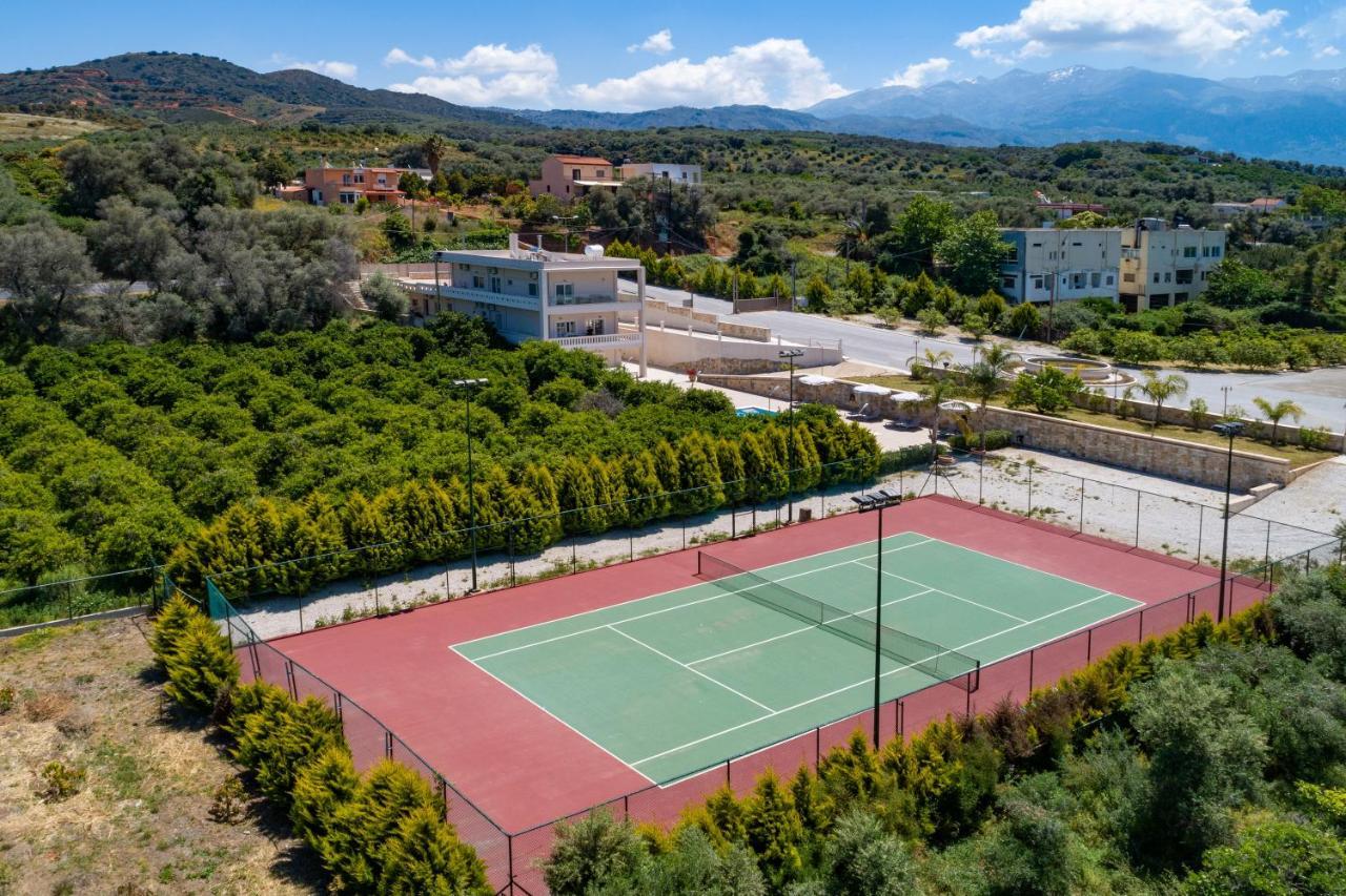 Queen Electra With Pool And Tennis Court Alikianos Exteriér fotografie